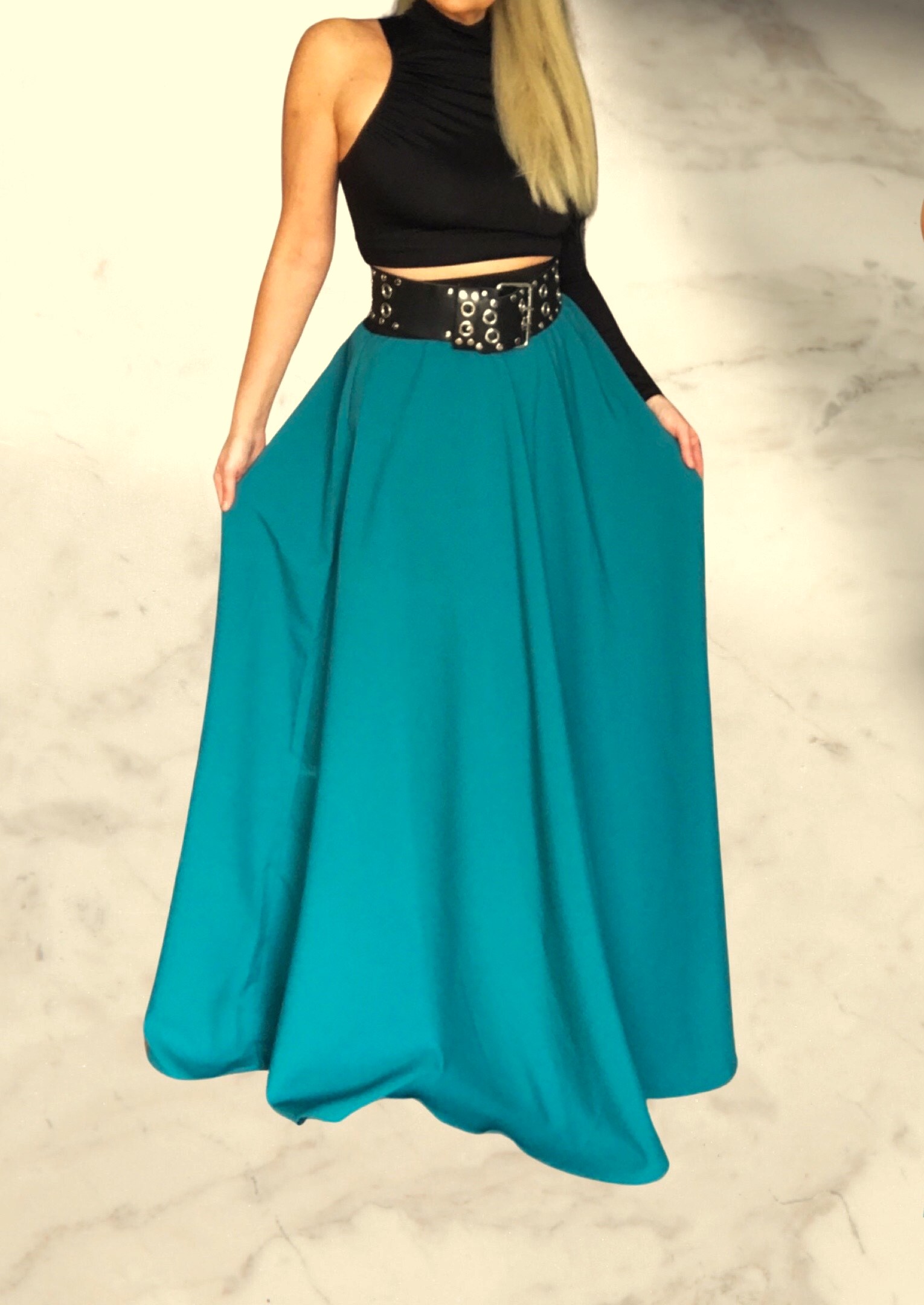 Dlouhá letní sukně - maxi sukně BOROS SK-L-GRB08